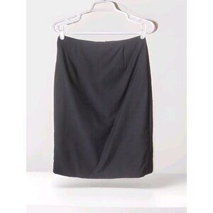 Ann Taylor Skirt 4 Knee Length Pinstripe Wool Blend Business Office Professional